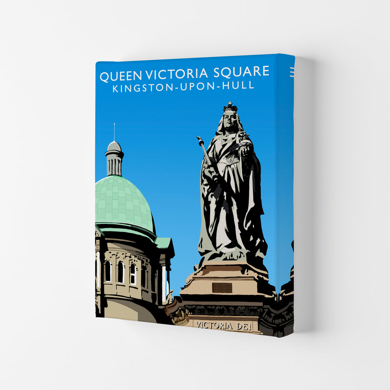 Queen Victoria Square Kingston-Upon-Hull Art Print by Richard O'Neill Canvas