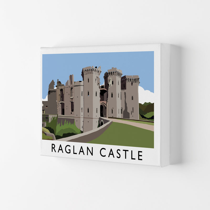 Raglan Castle Travel Art Print by Richard O'Neill, Framed Wall Art Canvas