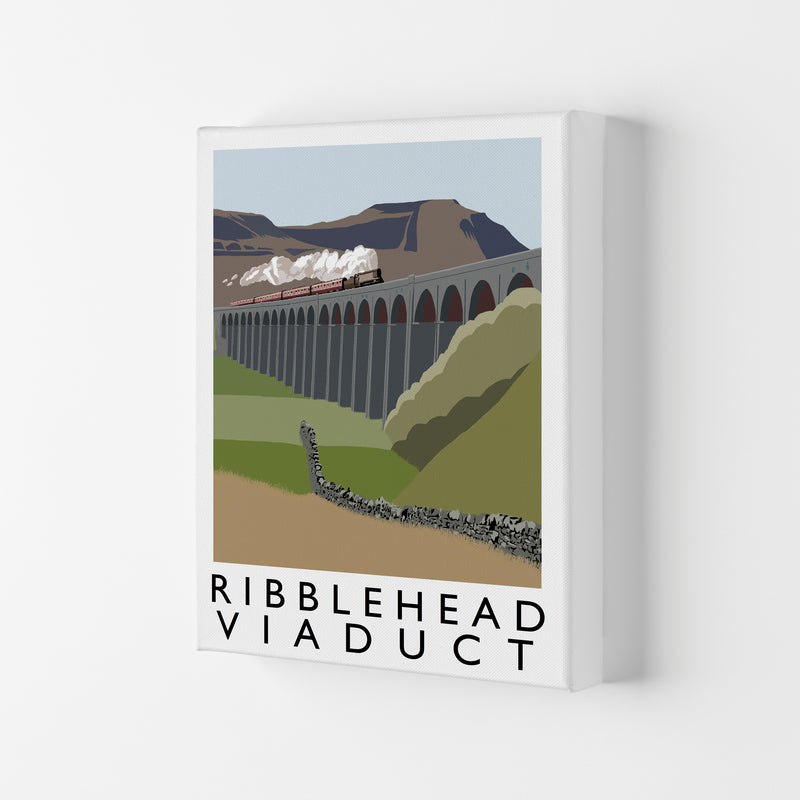 Ribblehead Viaduct Travel Art Print by Richard O'Neill, Framed Wall Art Canvas