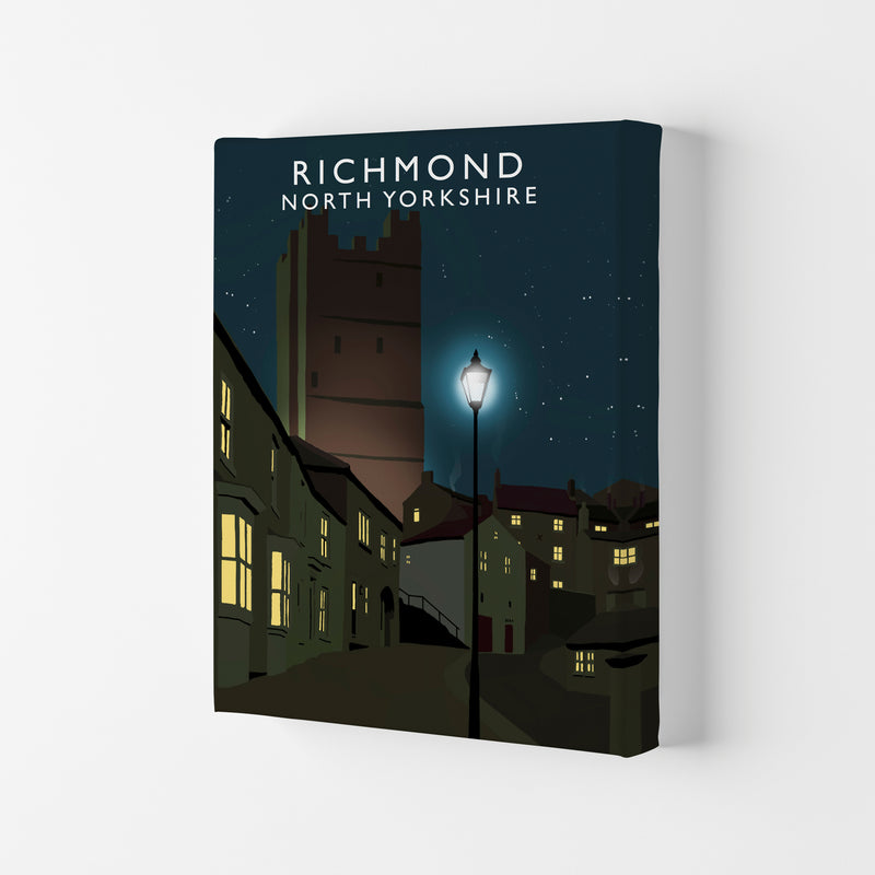 Richmond North Yorkshire Travel Art Print by Richard O'Neill Canvas