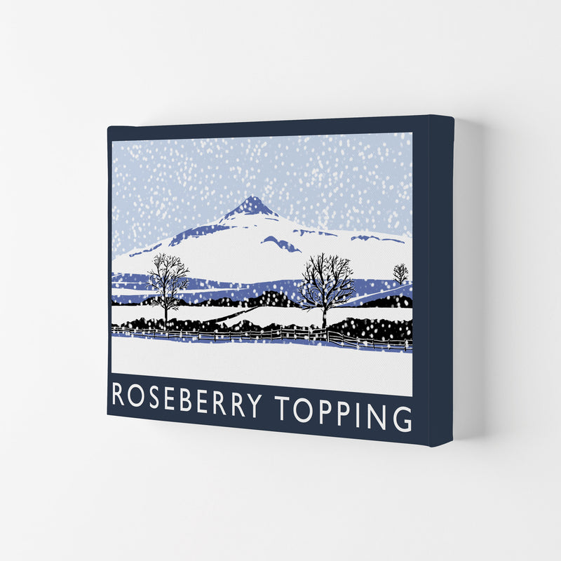 Roseberry Topping Digital Art Print by Richard O'Neill, Framed Wall Art Canvas