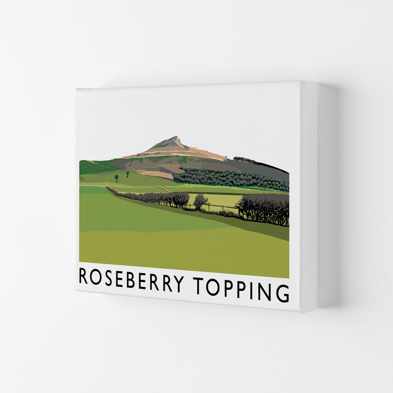 Roseberry Topping Art Print by Richard O'Neill, Framed Wall Art Canvas