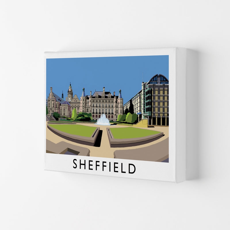 Sheffield Framed Digital Art Print by Richard O'Neill Canvas