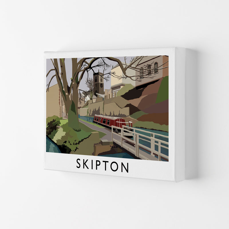 Skipton, North Yorkshire Travel Art Print by Richard O'Neill Canvas