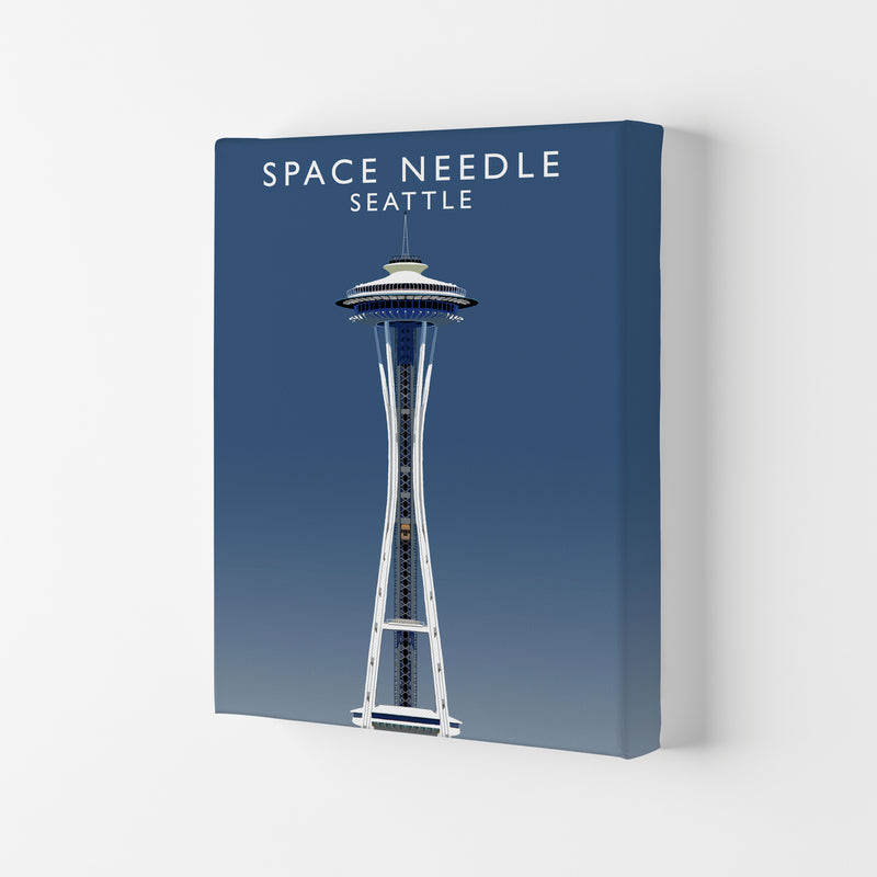 Space Needle Seattle Art Print by Richard O'Neill Canvas