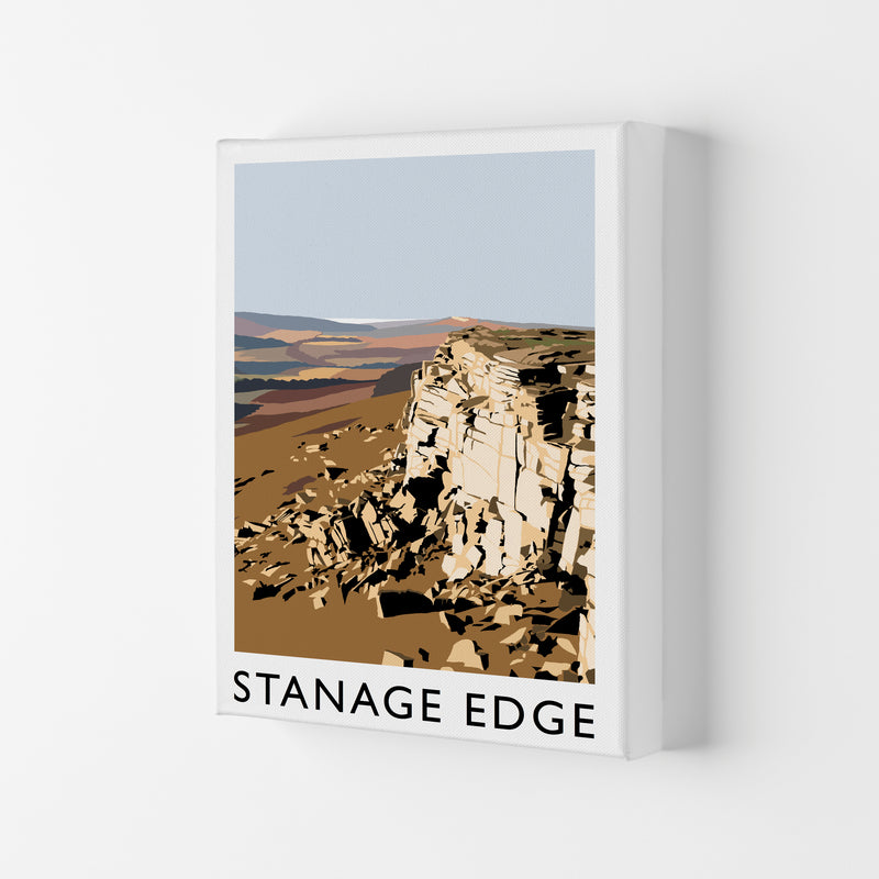 Stanage Edge Travel Art Print by Richard O'Neill, Framed Wall Art Canvas