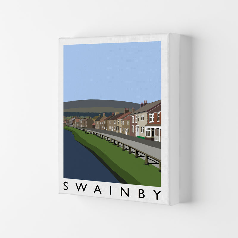 Swainby Digital Art Print by Richard O'Neill, Framed Wall Art Canvas