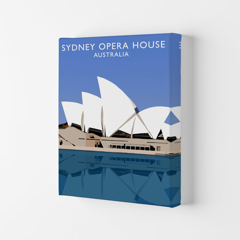 Sydney Opera House Australia Digital Art Print by Richard O'Neill Canvas
