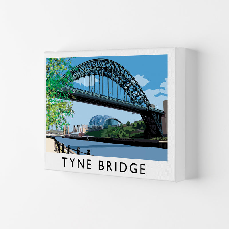 Tyne Bridge Travel Art Print by Richard O'Neill, Framed Wall Art Canvas