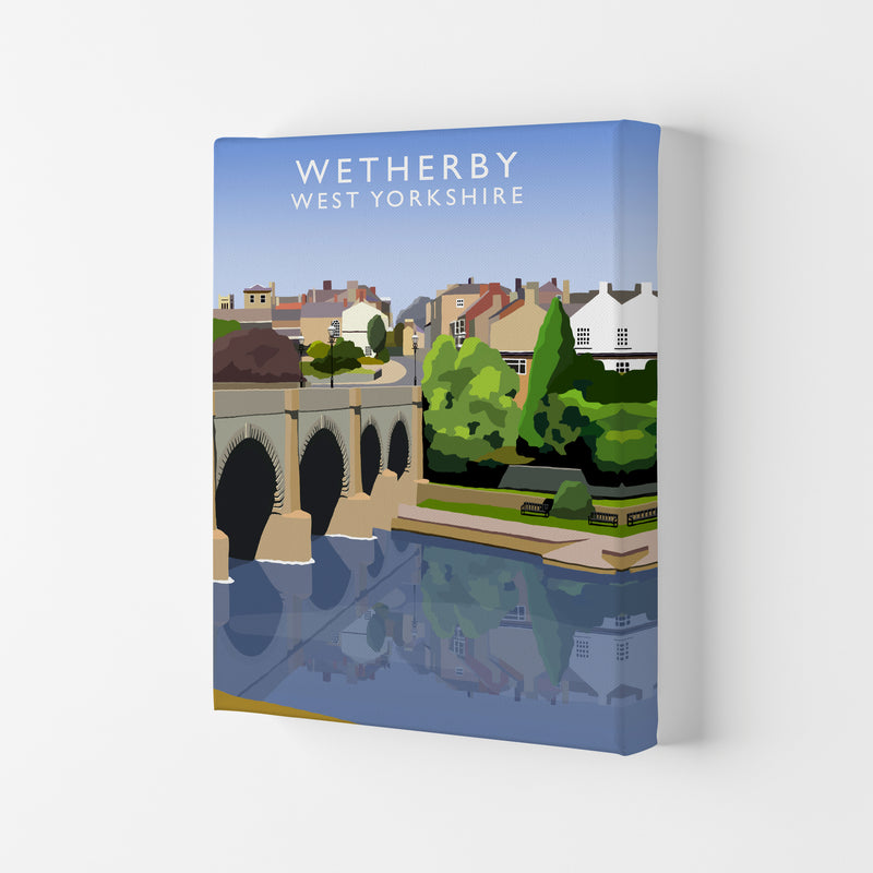 Wetherby West Yorkshire Travel Art Print by Richard O'Neill, Framed Wall Art Canvas