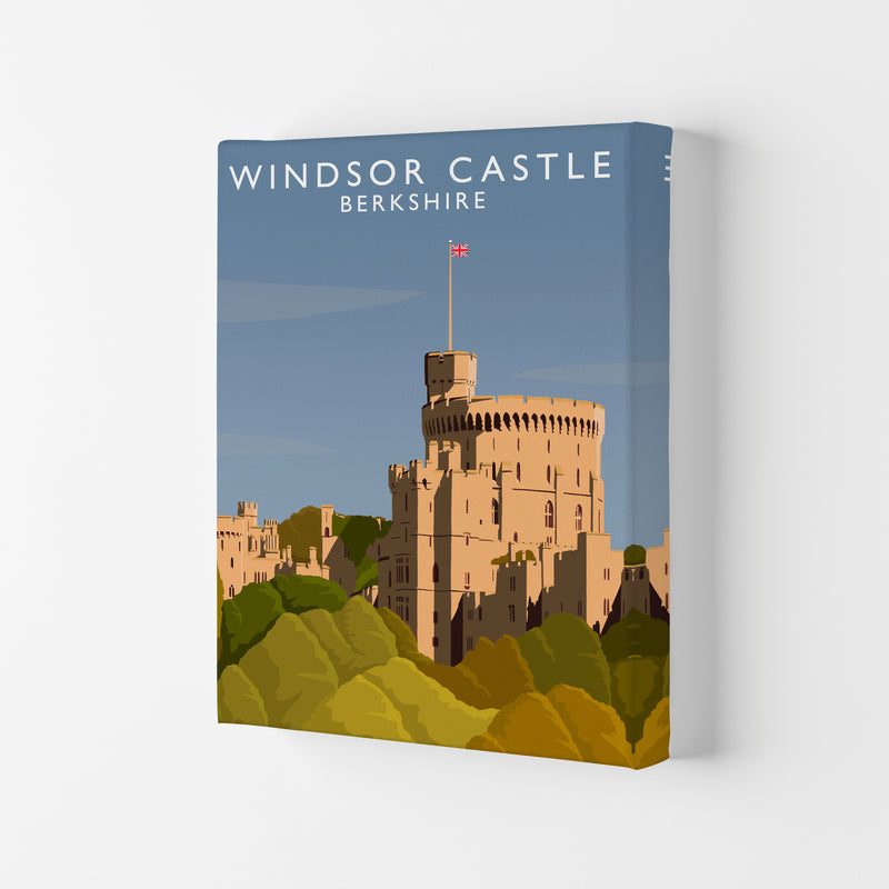Windsor Castle Berkshire Travel Art Print by Richard O'Neill Canvas