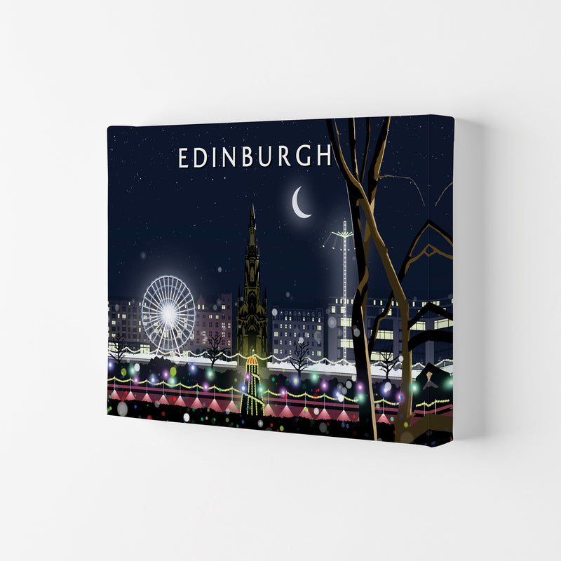 Edinburgh Night by Richard O'Neill Canvas