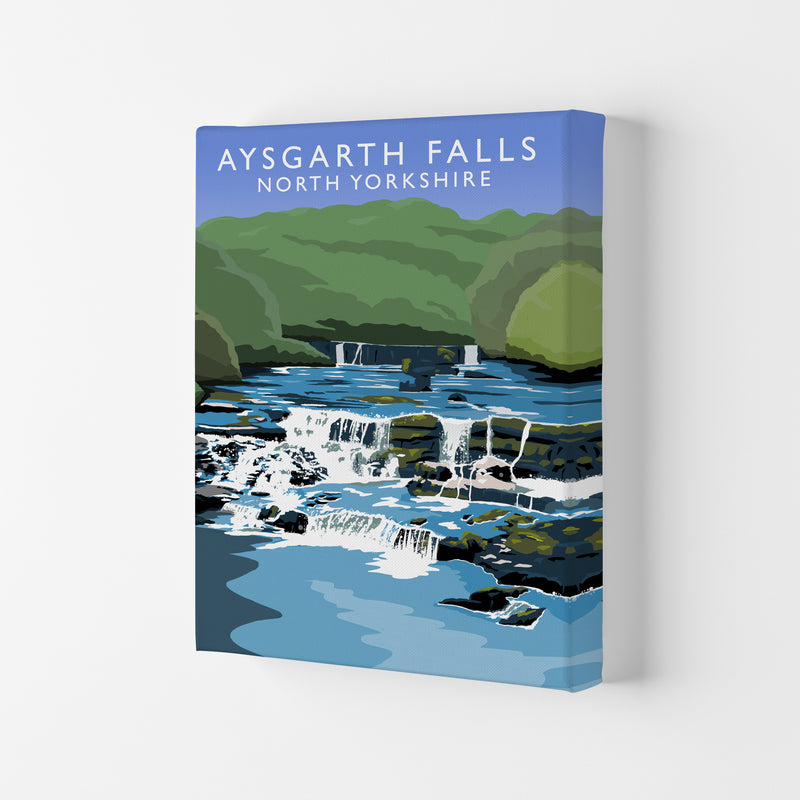Aysgarth Falls Portrait by Richard O'Neill Canvas