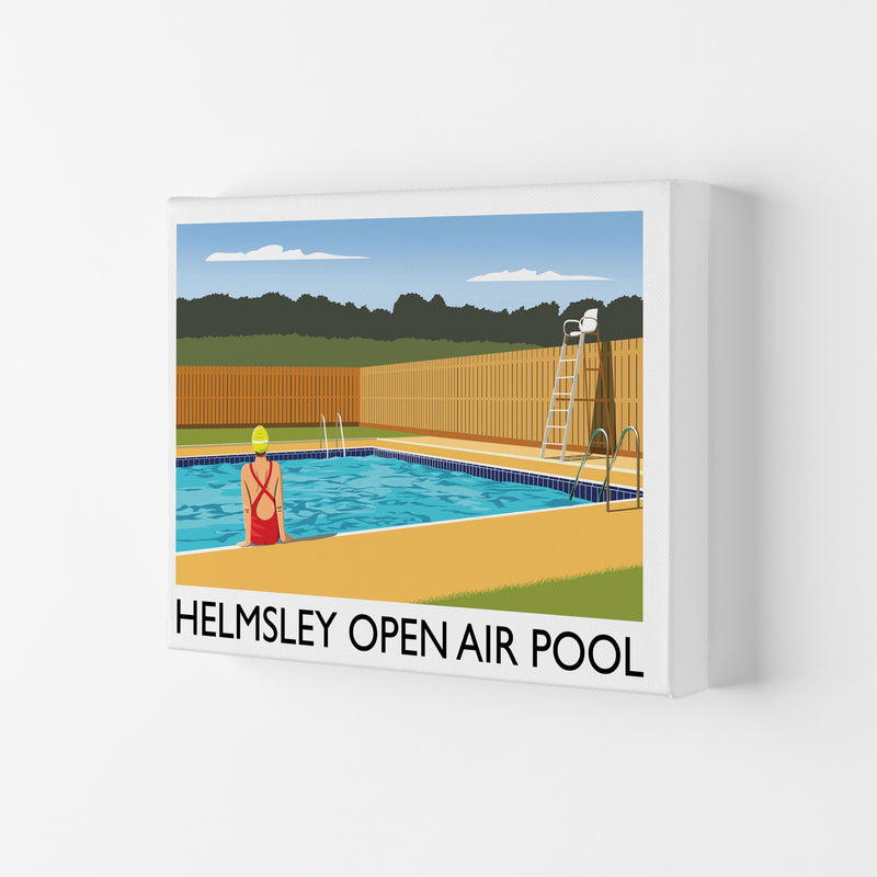 Helmsley Open Air Pool by Richard O'Neill Canvas
