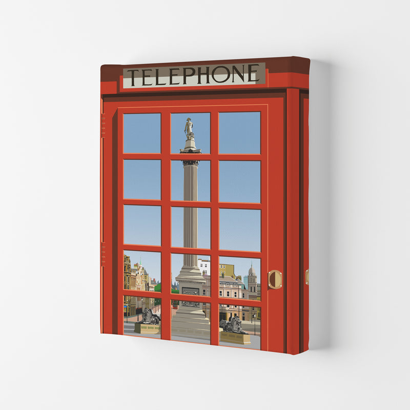 London Telephone Box 18 by Richard O'Neill Canvas