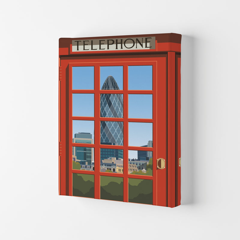 London Telephone Box 19 by Richard O'Neill Canvas