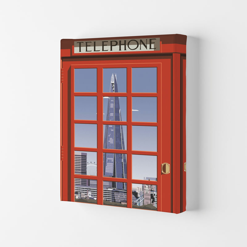 London Telephone Box 4 by Richard O'Neill Canvas