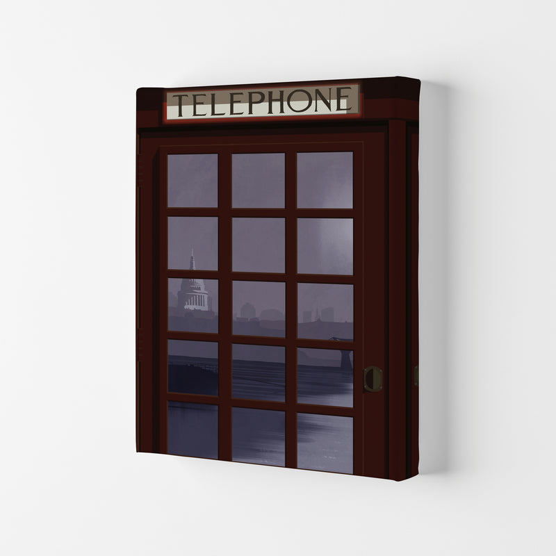 London Telephone Box 7 by Richard O'Neill Canvas