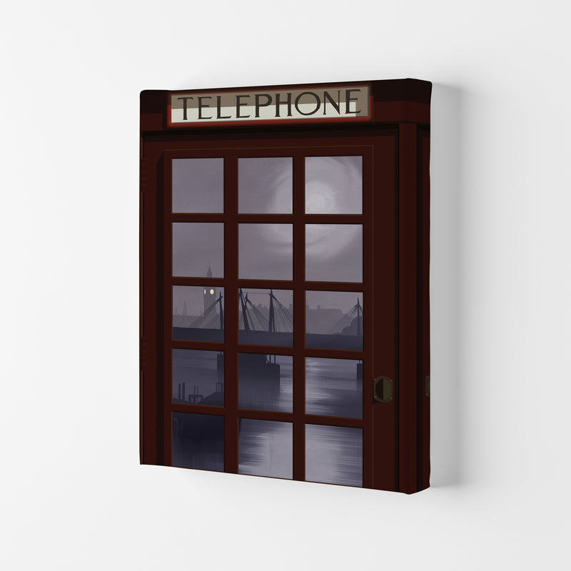 London Telephone Box 9 by Richard O'Neill Canvas