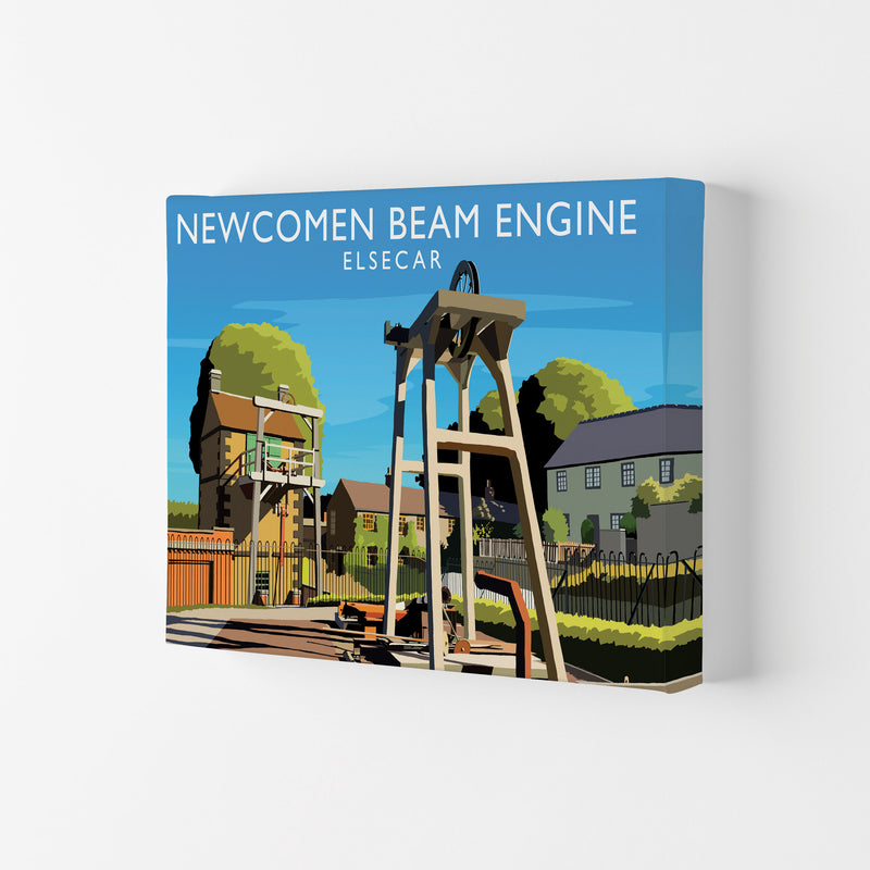 Newcomen Beam Engine by Richard O'Neill Canvas