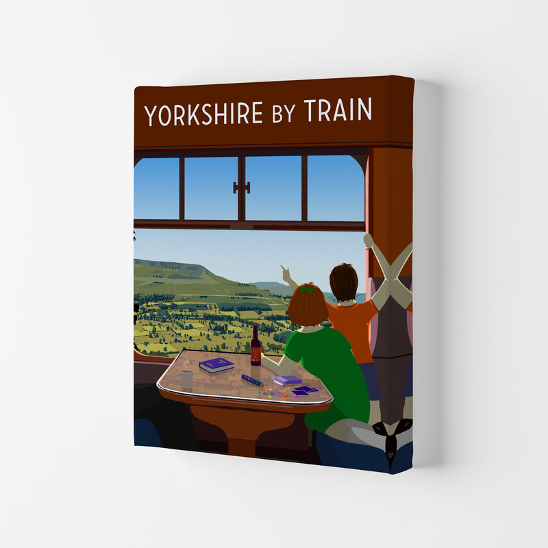 Yorkshire by Train 1 portrait by Richard O'Neill Canvas