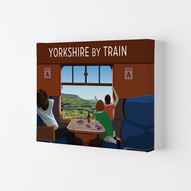 Yorkshire by Train 1 by Richard O'Neill Canvas