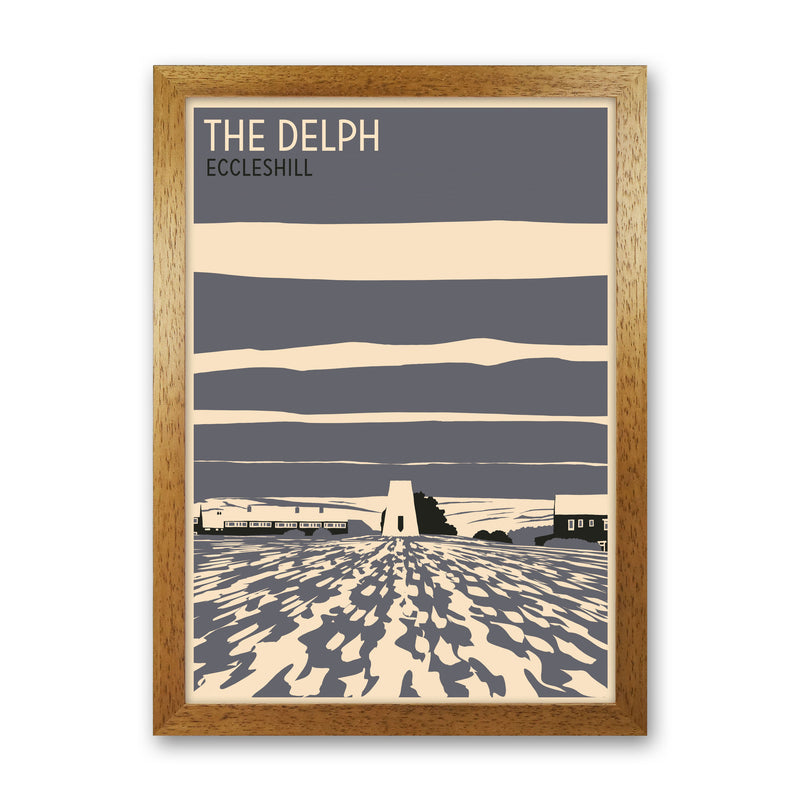 The Delph, Eccleshill portrait Travel Art Print by Richard O'Neill Oak Grain