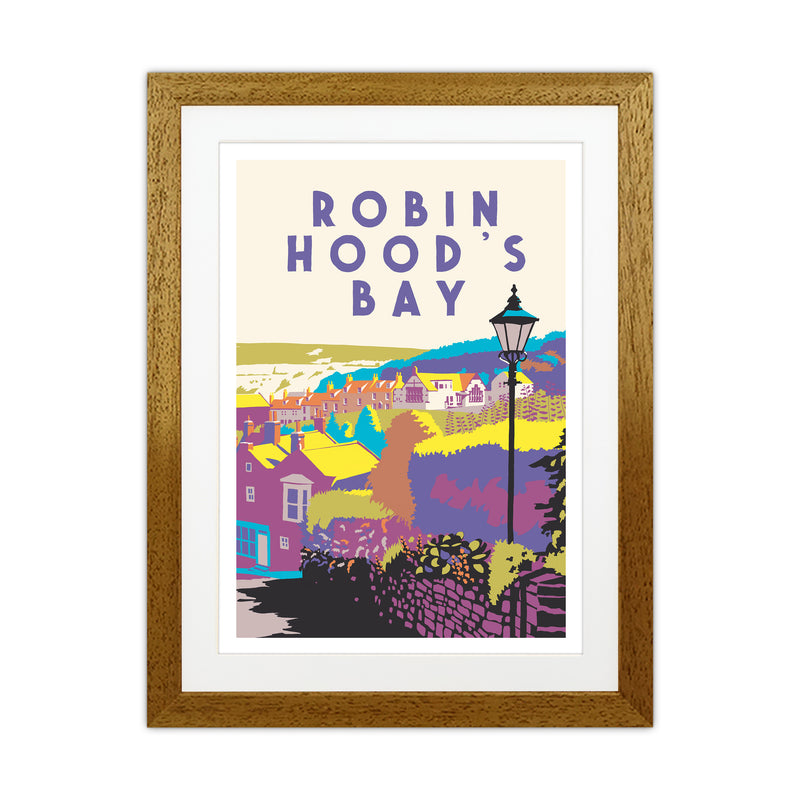 Robin Hood's Bay 2 Portrait Art Print by Richard O'Neill Oak Grain