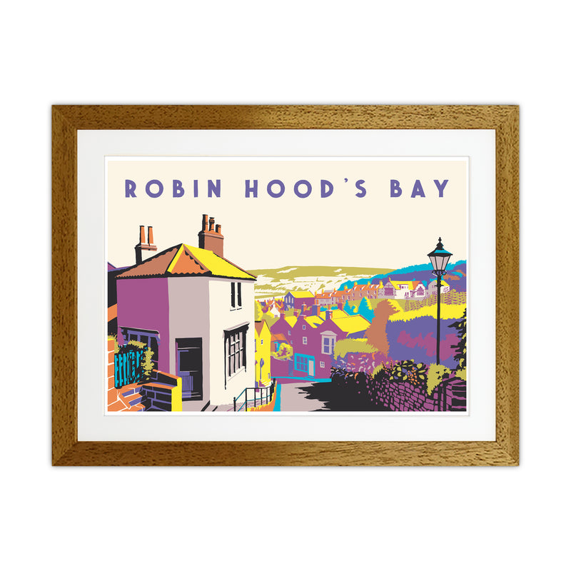 Robin Hood's Bay 2 Art Print by Richard O'Neill Oak Grain