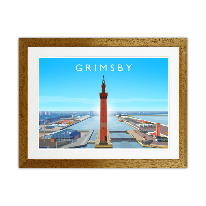 Grimsby Art Print by Richard O'Neill Oak Grain