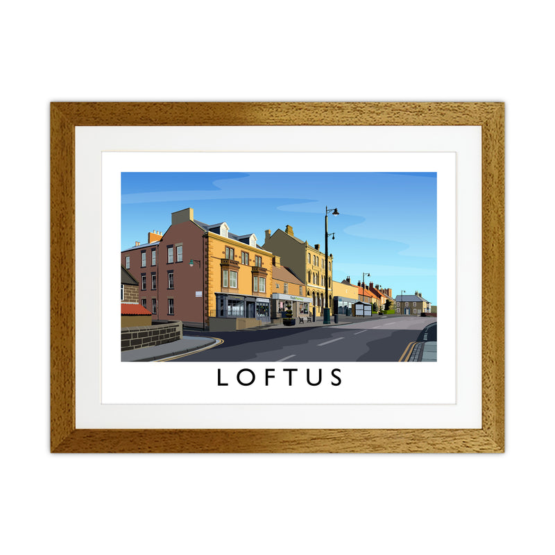 Loftus 3 Art Print by Richard O'Neill Oak Grain