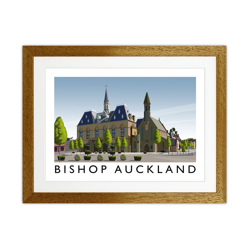Bishop Auckland Art Print by Richard O'Neill Oak Grain