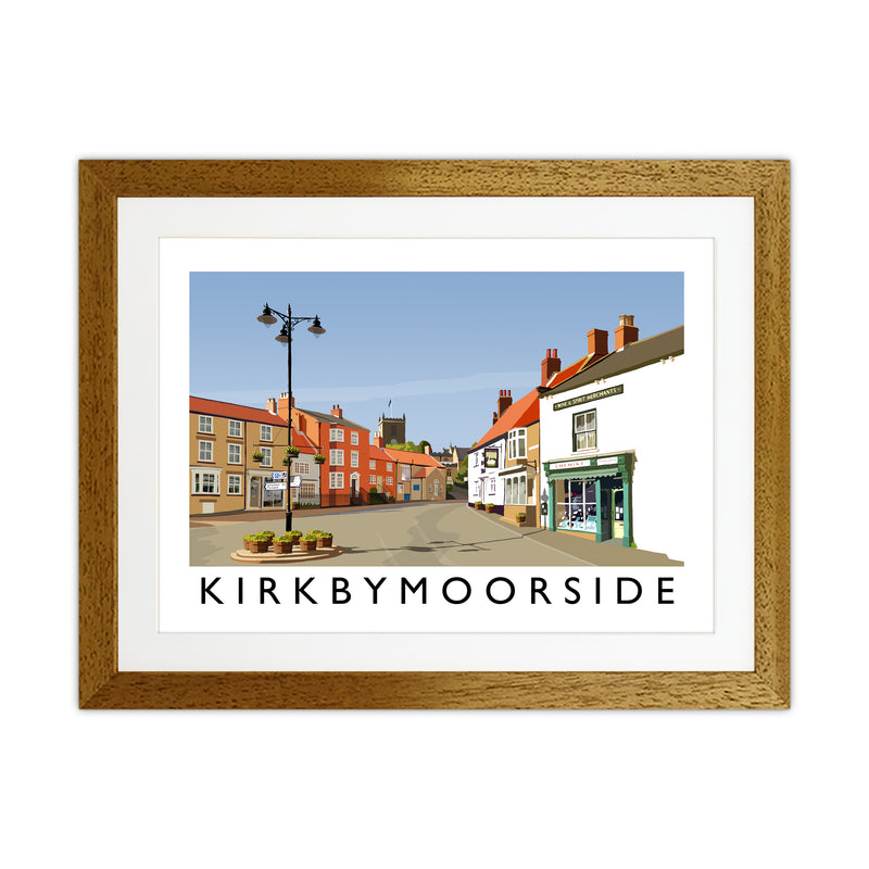 Kirkbymoorside Art Print by Richard O'Neill Oak Grain
