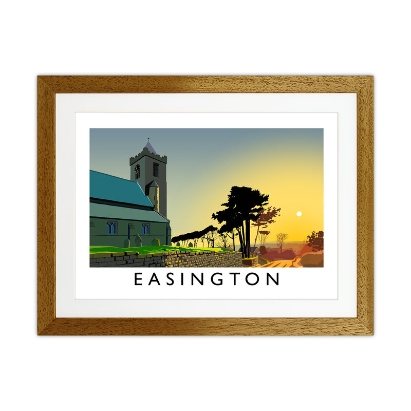 Easington Art Print by Richard O'Neill Oak Grain