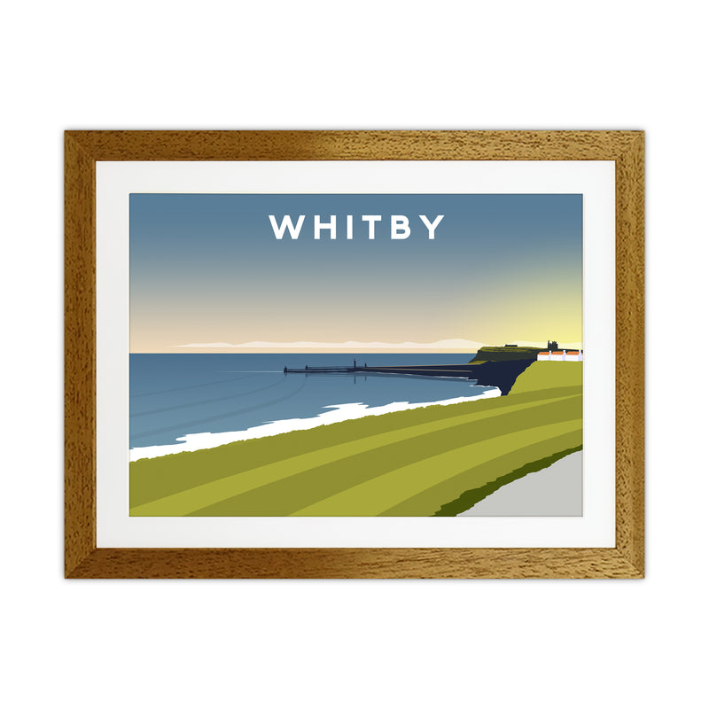 Whitby 5 Travel Art Print by Richard O'Neill Oak Grain