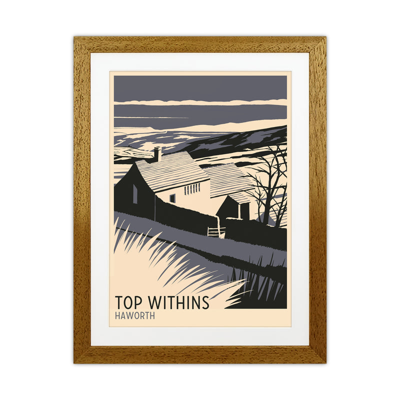 Top Withins portrait Travel Art Print by Richard O'Neill Oak Grain