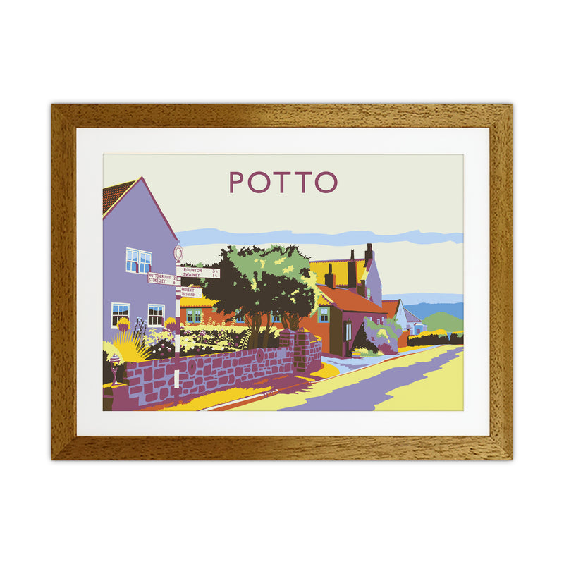Potto Travel Art Print by Richard O'Neill Oak Grain