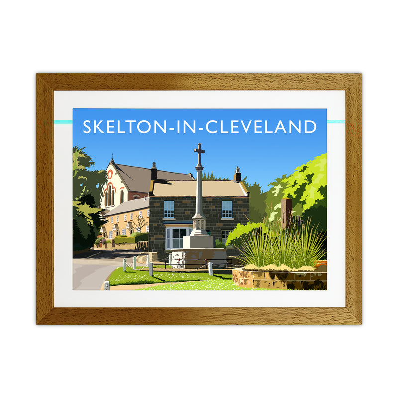 Skelton-in-Cleveland Travel Art Print by Richard O'Neill Oak Grain