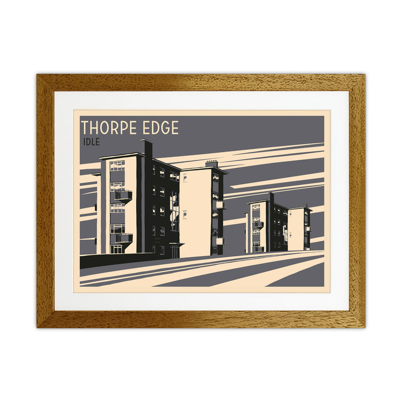 Thorpe Edge, Idle Travel Art Print by Richard O'Neill Oak Grain
