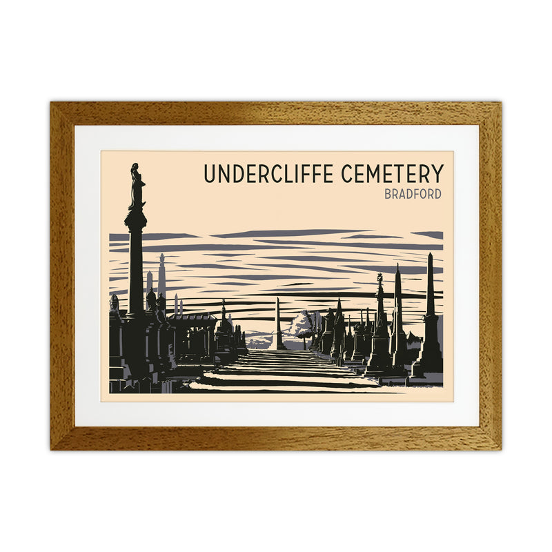 Undercliffe Cemetery copy Travel Art Print by Richard O'Neill Oak Grain