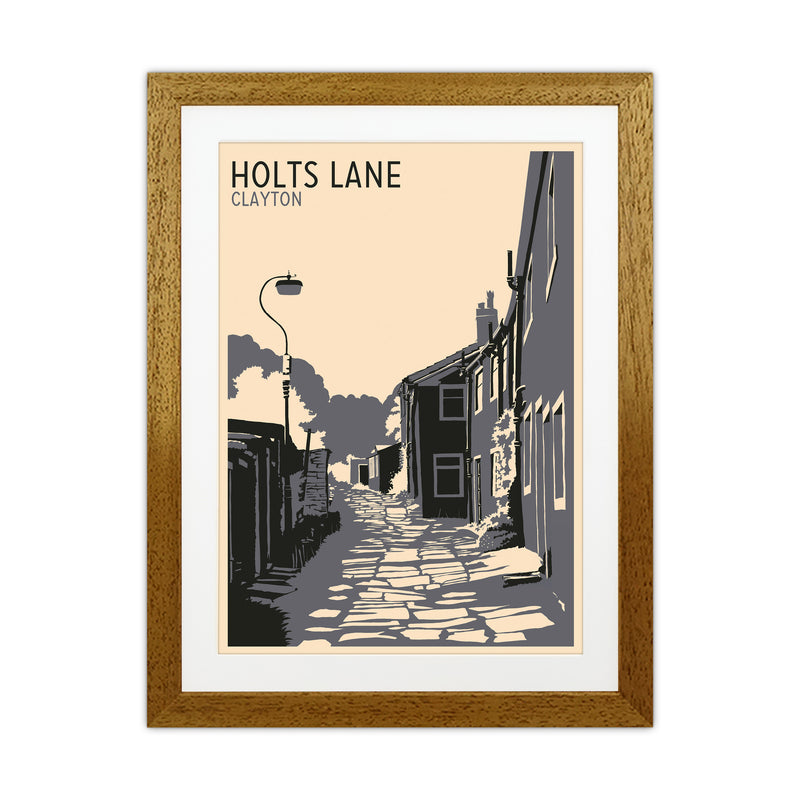 Holts Lane, Clayton Travel Art Print by Richard O'Neill Oak Grain