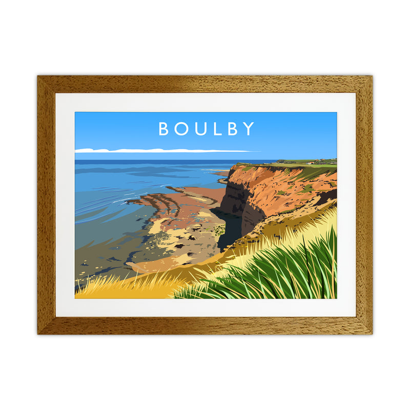 Boulby Travel Art Print by Richard O'Neill Oak Grain