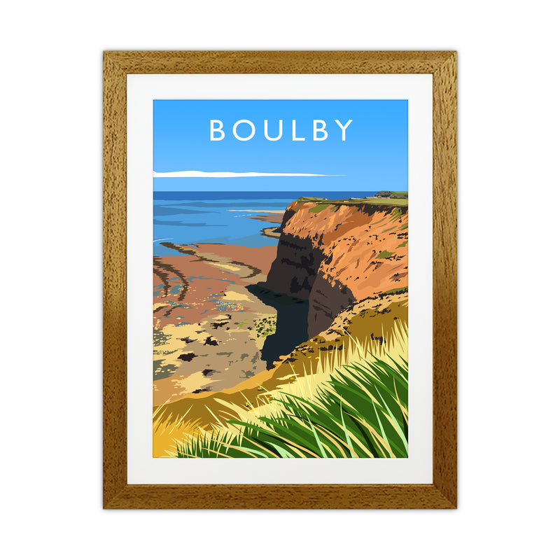 Boulby portrait Travel Art Print by Richard O'Neill Oak Grain