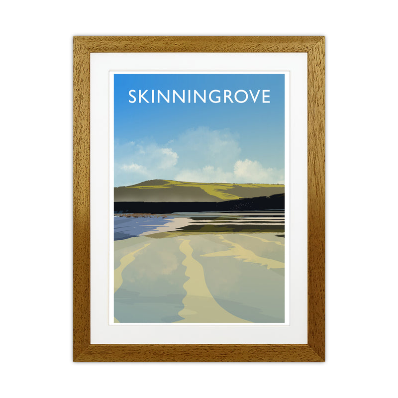 Skinningrove 2 Portrait Travel Art Print by Richard O'Neill Oak Grain
