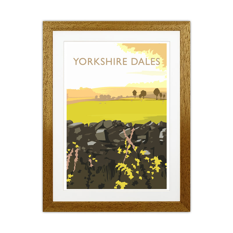 Yorkshire Dales Portrait Travel Art Print by Richard O'Neill Oak Grain