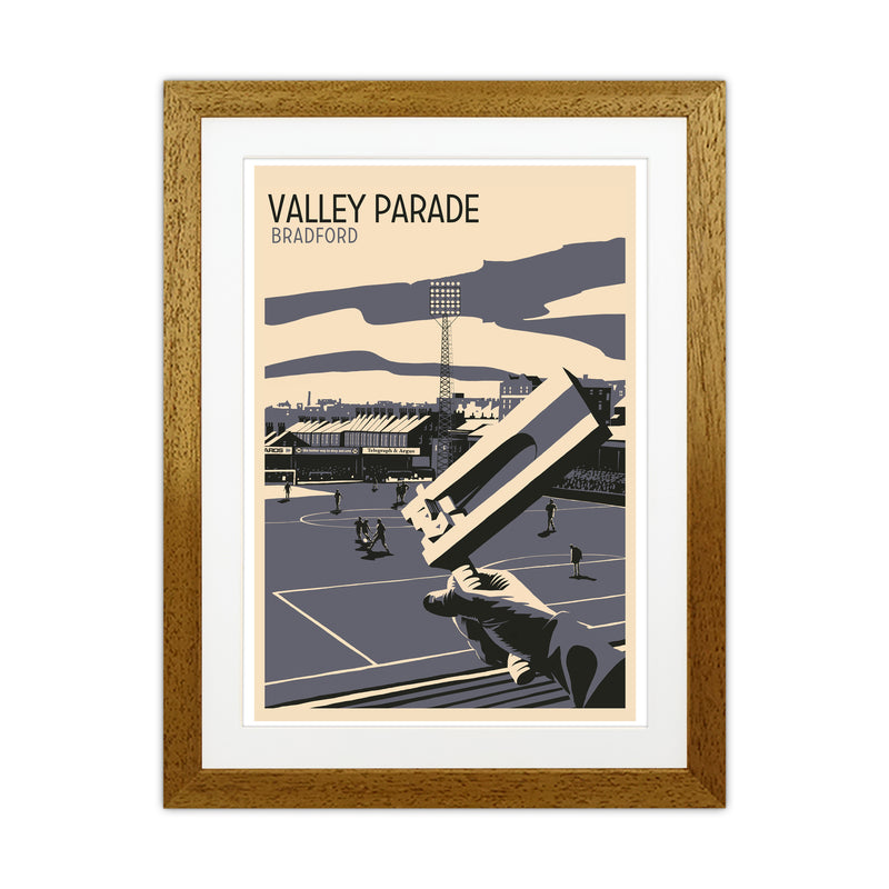 Valley Parade Travel Art Print by Richard O'Neill Oak Grain
