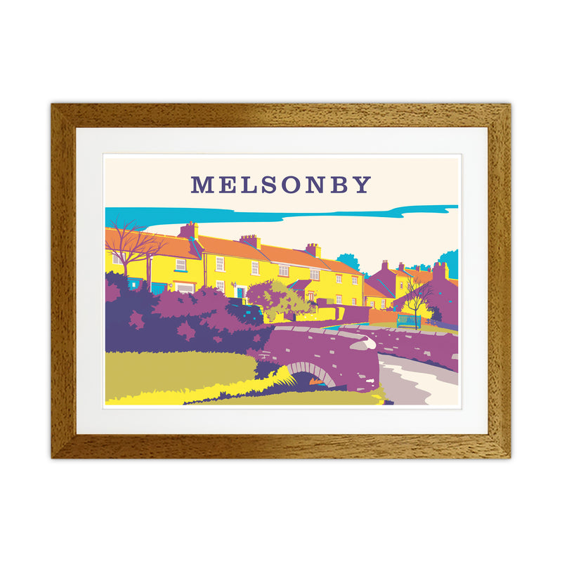 Melsonby Travel Art Print by Richard O'Neill Oak Grain