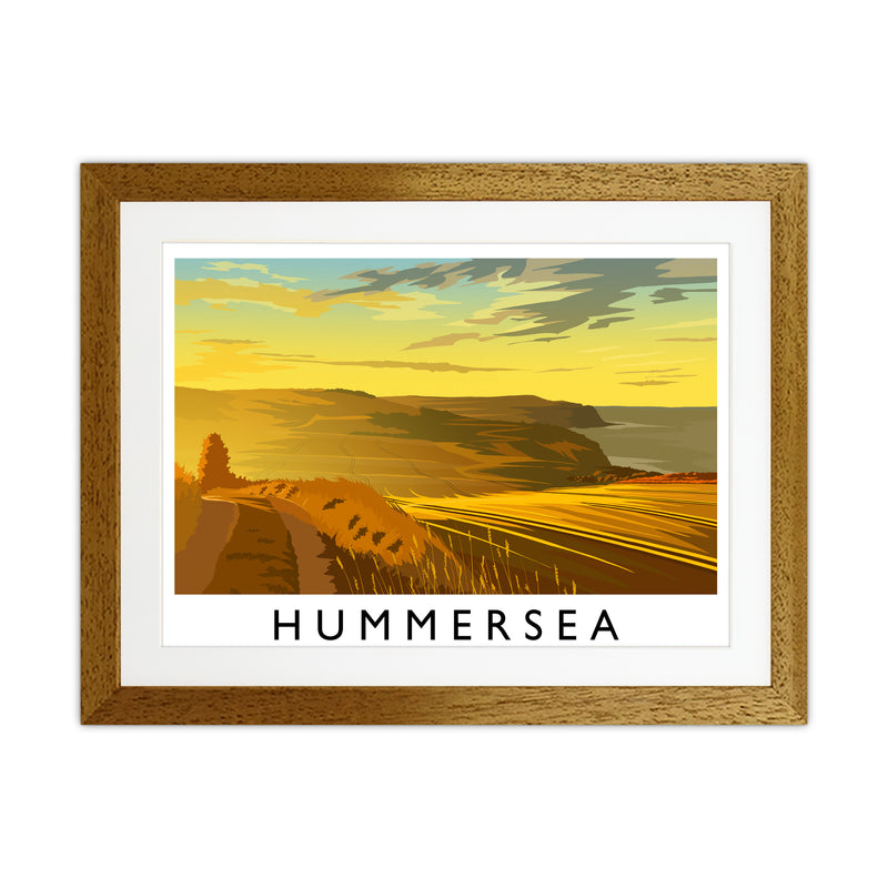 Hummersea Travel Art Print by Richard O'Neill Oak Grain