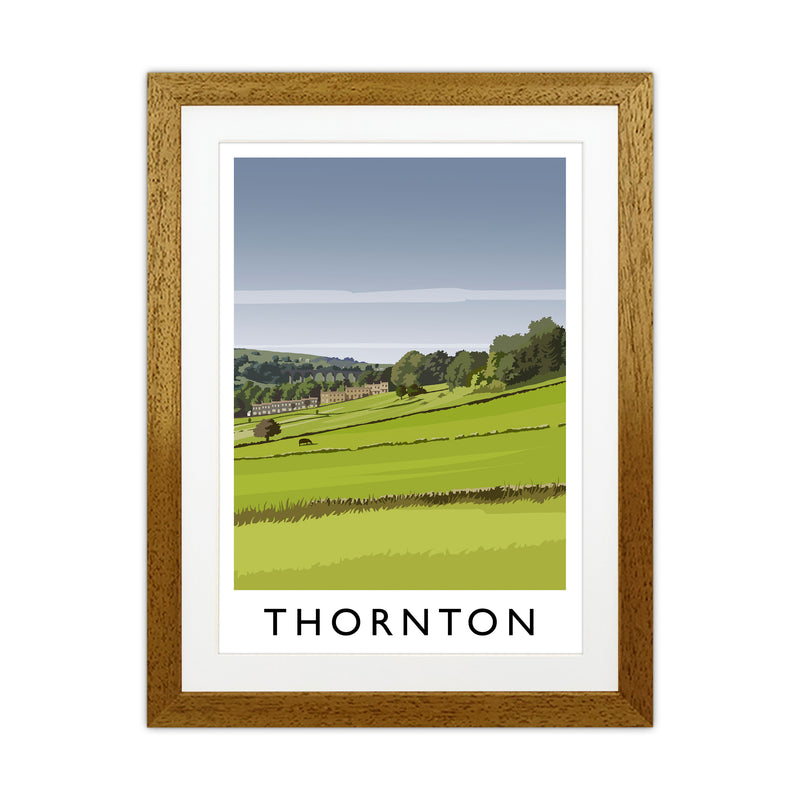 Thornton portrait Travel Art Print by Richard O'Neill Oak Grain