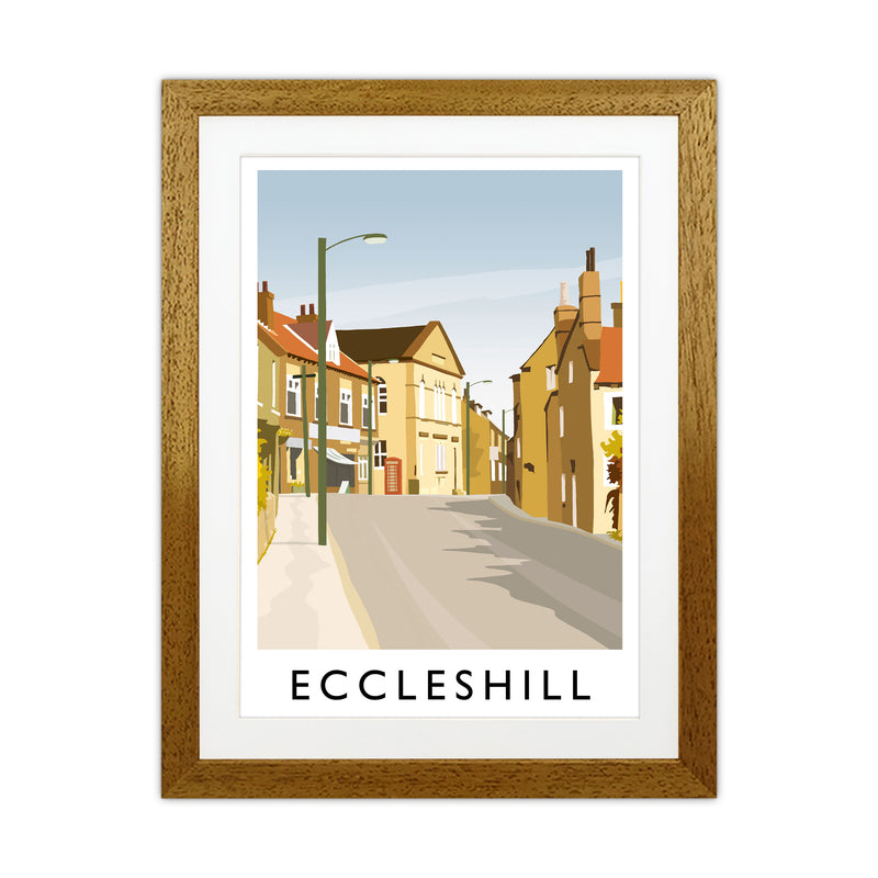 Eccleshill portrait Travel Art Print by Richard O'Neill Oak Grain